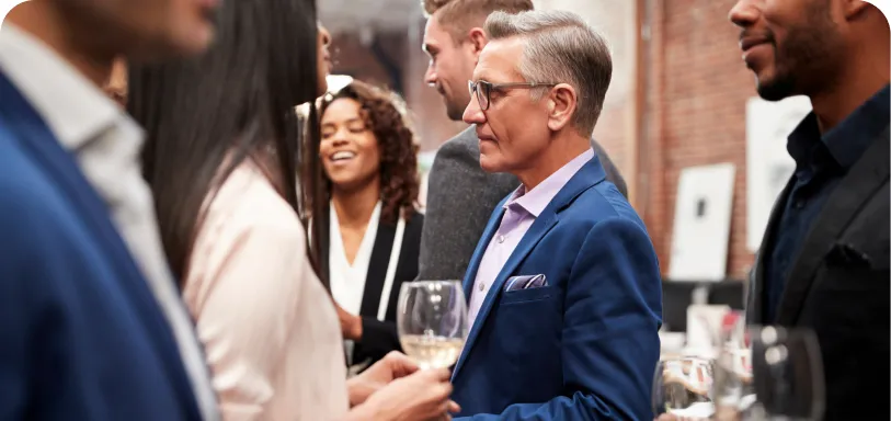 Arrivée VIP à un gala d'entreprise